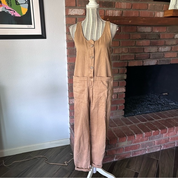 Jungmaven Button Front Jumper in Coyote Tan Sz XS - Picture 2 of 11